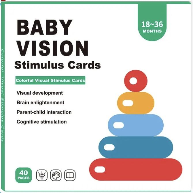 Baby and Toddler Flash Cards for Visual Stimulation and Learning (18-36 Months)