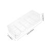 LALADEFIEE 2pcs Poker Chips Tray Organizer Case Lids Poker Chips Box Smooth Surface Flat Base Storage for Cards Dice view 2