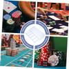 LALADEFIEE 2pcs Poker Chips Tray Organizer Case Lids Poker Chips Box Smooth Surface Flat Base Storage for Cards Dice view 3
