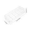 Abaodam 2pcs Poker Chips Organizer Poker Chips Tray Lids Stackable Storage Bin Case Rack view 2