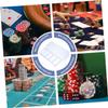 Abaodam 2pcs Poker Chips Organizer Poker Chips Tray Lids Stackable Storage Bin Case Rack view 3