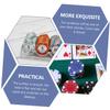 Abaodam 2pcs Poker Chips Organizer Poker Chips Tray Lids Stackable Storage Bin Case Rack view 4