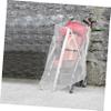 RORPOIR Stroller Rain Cover Windproof Carriage Shield Easy to Install Transparent Protective Cover for Outdoor Use Fit for All Stroller Models view 4