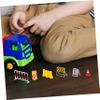 CORHAD 14pcs Miniature Traffic Cones and Road Signs Playset Realistic Sand Tray Accessories for Boys and Girls Dioramas and Photography Lightweight and Easy to Clean view 4