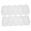 BCOATH 2pcs Poker Chip Holder Case for Collectors Plastic Game Chip Box Lid Large Capacity Storage for view 1