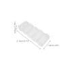 BCOATH 2pcs Poker Chip Holder Case for Collectors Plastic Game Chip Box Lid Large Capacity Storage for view 2