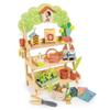 Tender Leaf Toys - Garden Centre - Wood Pretend Play Gardening Set Including Tools, Bird House, Gnomes and Accessories - Encourages Imaginative Play, Improves Language and Fine Motor Skills - Age 3+ view 1