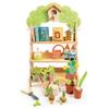 Tender Leaf Toys - Garden Centre - Wood Pretend Play Gardening Set Including Tools, Bird House, Gnomes and Accessories - Encourages Imaginative Play, Improves Language and Fine Motor Skills - Age 3+ view 3