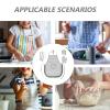 OATIPHO Boy Girl Chef Costume Apron Set Hat Cooking Mitt Pot Holder for Boy Girl Pretend Play The Kitchen Baking Activities for Boys and Girls Set view 3