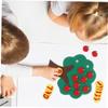 HOOTNEE 4 Sets Felt Apples Tree for Handmade Counting Apples Game for Kindergarten Math Area Educational Felt with Colorful s Fun Learning Activity view 4
