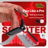 TAILWHIP Finger Scooter Metal, Durable Mini Scooter for Incredible Tricks, Compatible with Tech Deck Fingerboards, Bikes & Skatepark, Improve Hand Motor Skills, Perfect Toy for Kids & Adults, Chrome view 2