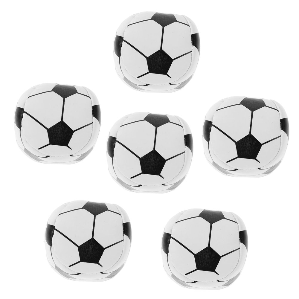BIUDECO 6pcs Soccer Bean Bags Toss Toy Outdoor Beanbags Game for Boy Girl Family Adults Enhances Coordination Muscle Strength for Sports and Parties