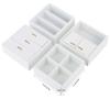 1:12 Mini Solid Wood Doll Furniture Set Perfectly Restore Living Room Bedroom Cabinet Dining Table and Chairs Cupboard Home Scene (Burlywood or White) view 2