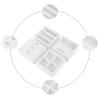 1:12 Mini Solid Wood Doll Furniture Set Perfectly Restore Living Room Bedroom Cabinet Dining Table and Chairs Cupboard Home Scene (Burlywood or White) view 3