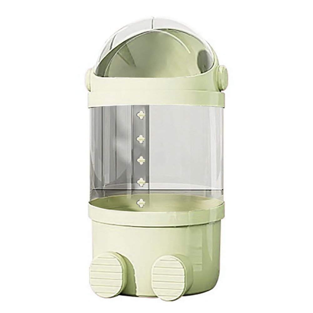 2025 Vertical Transparent Doll Storage Tube - PET Vertical Stuffed Animal Storage Tube, Vertical Storage Tube, Clear Stuffed Animal Display with Lid, for Living Room, Bedroom (Green, 25.59in)