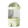 2025 Vertical Transparent Doll Storage Tube - PET Vertical Stuffed Animal Storage Tube, Vertical Storage Tube, Clear Stuffed Animal Display with Lid, for Living Room, Bedroom (Green, 25.59in) view 1