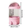 2025 Vertical Transparent Doll Storage Tube - PET Vertical Stuffed Animal Storage Tube, Vertical Storage Tube, Clear Stuffed Animal Display with Lid, for Living Room, Bedroom (Green, 25.59in) view 2