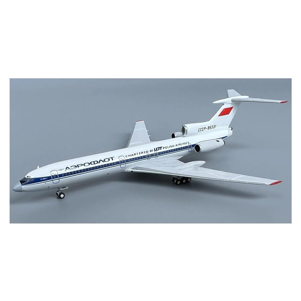 LIUSANGLIU Scale Aircraft 1/400 for Soviet Tu-154B-2 Aircraft Model CCCP-85331 Alloy Collection Model Display Plane Model Party Gifts Suitable for Display