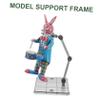 Hemoton 8pcs Model Display Stand Figures and Collectibles Transparent Holder with Stable Base Easy Assembly for Fit for Gundam and Other Models view 3