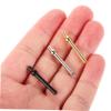 ABOOFAN 48pcs Cribbage Scoring Pegs Metal Cribbage Board Pins Funny Design Replacement Pegs for Card Games view 3
