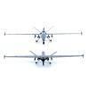 LIUSANGLIU Scale Aircraft 1: 72 for American MQ-9 Drone Model Alloy Finished Product Collection Model Display Plane Model Party Gifts Suitable for Display view 4