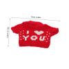 Alasum Cute Bear Sweater Outfit Cotton Plush Clothes for Stuffed Animals Red Hoodie and Plush Dolls Adorable Accessories for and Plush view 2