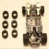 6 Front Tires for Tyco 440x2 Slot Car High performance view 2