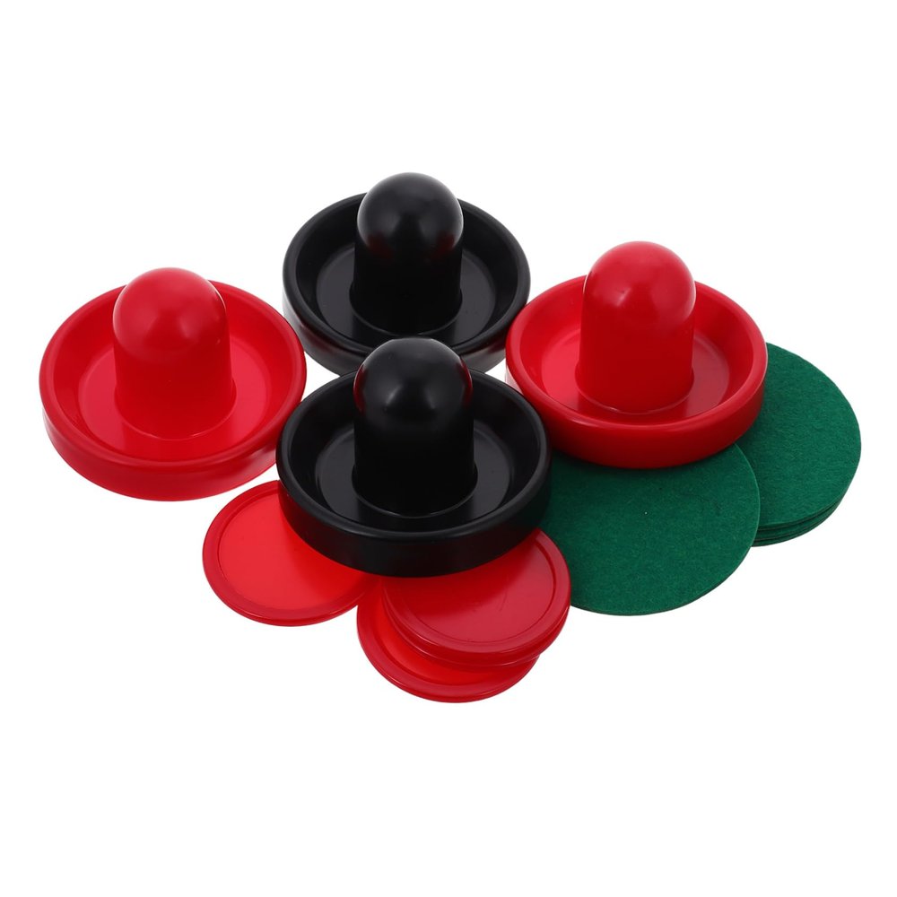 BIUDECO Sturdy Portable Air Hockey Red Hockey Pucks for Boys and Girls Adults Families