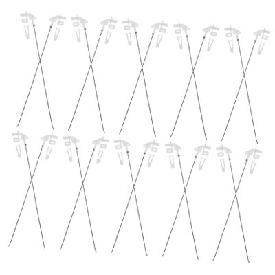 Alasum 20sets Connectors Linkage Stoppers for Airplane Model Aircraft Control Horns Linkage Tool for Fixed Wing Projects