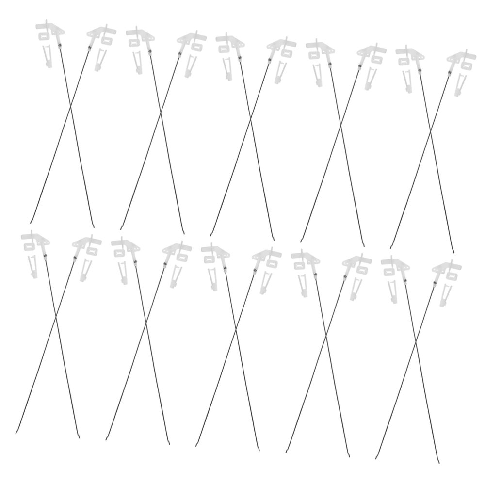 Alasum 20sets Connectors Linkage Stoppers for Airplane Model Aircraft Control Horns Linkage Tool for Fixed Wing Projects