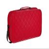 American Mahjong Set Red" - Quilted PU Leather Carrying Bag with Shoulder Strap & Handles, All-in-One Tile Racks with Pushers, 166 Engraved Tiles, Dice, Bettor, Extra Tiles & Instructions view 4