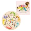 Wooden Bead Turntable Toy,Thinking Training Colorful Beads Rolling Ball,Brain Development Toy for 3+ Years,Improve Logical Thinking and Cognitive Skills with Colorful Beads view 4