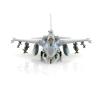 LIUSANGLIU Scale Aircraft 1/72 for F-16D Fighter Model Exercise Hot Shot 2014" 668 145 Squadron RSAF Alloy Model Display Plane Model Suitable for Display view 2