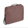 American Mahjong Set Coffee" - Quilted PU Leather Carrying Bag with Shoulder Strap & Handles, All-in-One Tile Racks with Pushers, 166 Engraved Tiles, Dice, Bettor, Extra Tiles & Instructions view 4