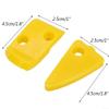 20pcs Finger and Triangle Leverless Inserts Protector, Car Tire Changer Plastic Insert,Finger Inserts Kit Plastic Set Yellow Accessories Leverless Protector For Corghi Triangle Inserts view 3