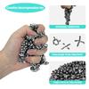 1000pcs Ferrite Putty Fidget Toys, Magnetic Stones Fidget Toys Adults, Desk Fidgets Toys for Stress and Anxiety Relief and Kill Time, Novelty Adults Gifts Black view 2