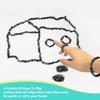 1000pcs Ferrite Putty Fidget Toys, Magnetic Stones Fidget Toys Adults, Desk Fidgets Toys for Stress and Anxiety Relief and Kill Time, Novelty Adults Gifts Black view 4