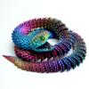 23.6inch 3D Printed Snake Models,Movable Teeth,Flexible Joint Animal lacertid Figurines, Stress Relief, Fidget restlessness, ADHD Toys, Surprise Fantasy Gifts (ColorA) view 1