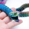 23.6inch 3D Printed Snake Models,Movable Teeth,Flexible Joint Animal lacertid Figurines, Stress Relief, Fidget restlessness, ADHD Toys, Surprise Fantasy Gifts (ColorA) view 3