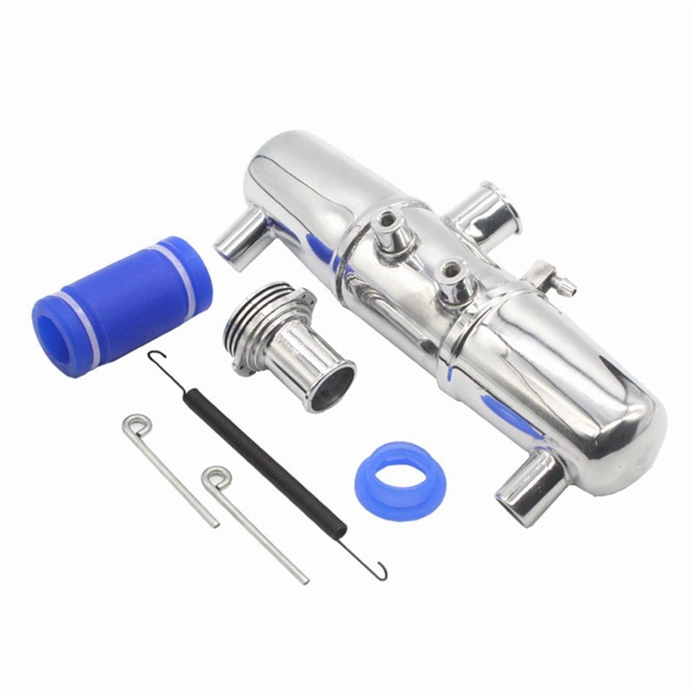 for HPI for Savage 1/8 RC Remote Control Model Car, 4.6/5.9 Exhaust Pipe with Double Rear Holes RC Car Parts