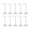 10 Pieces Doll Stand Action Figure Stand Mini Doll Support Frame Compatible For 6 Inch Models, Suitable with Human Shaped Movable Doll Series, Stable Display and Decoration, view 1