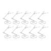 10 Pieces Doll Stand Action Figure Stand Mini Doll Support Frame Compatible For 6 Inch Models, Suitable with Human Shaped Movable Doll Series, Stable Display and Decoration, view 3