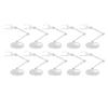 10 Pieces Doll Stand Action Figure Stand Mini Doll Support Frame Compatible For 6 Inch Models, Suitable with Human Shaped Movable Doll Series, Stable Display and Decoration, view 4
