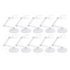 10 Pieces Doll Stand Action Figure Stand Mini Doll Support Frame Compatible For 6 Inch Models, Suitable with Human Shaped Movable Doll Series, Stable Display and Decoration, view 2