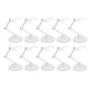 10 Pieces Doll Stand Action Figure Stand Mini Doll Support Frame Compatible For 6 Inch Models, Suitable with Human Shaped Movable Doll Series, Stable Display and Decoration, view 3