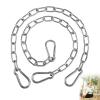 2 Pack 30 Inch Heavy Duty Chains for Swing, 440LB Hanging Chair Chain with 5/16 Thick Clasps, Adjustable Stainless Steel Chain Extension for Porch Tree Swing Hammock Chair Boxing Bag Yoga Gym view 1