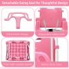 2 in 1 Toddler Swing & Baby Jumper, Foldable Baby Swing Outdoor & Indoor Use, Easily Installable and Storable (Pink) view 3