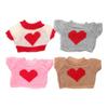 Abaodam 4Pcs Bear Doll Clothes Cute Stuffed Animal Clothing Accessories Plush Toy Clothes Bear Sweater Outfit Fit Most 30CM Dolls view 1