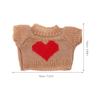 Abaodam 4Pcs Bear Doll Clothes Cute Stuffed Animal Clothing Accessories Plush Toy Clothes Bear Sweater Outfit Fit Most 30CM Dolls view 2