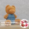 Abaodam 4Pcs Bear Doll Clothes Cute Stuffed Animal Clothing Accessories Plush Toy Clothes Bear Sweater Outfit Fit Most 30CM Dolls view 4